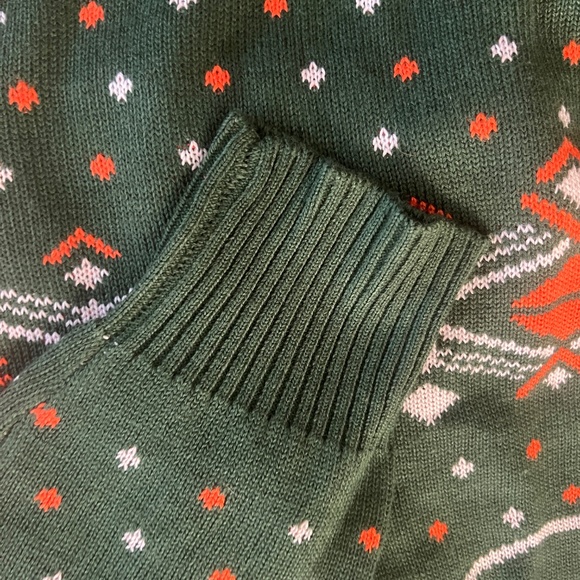 The U Miami ugly sweater , green/ orange , size XL - Picture 3 of 6